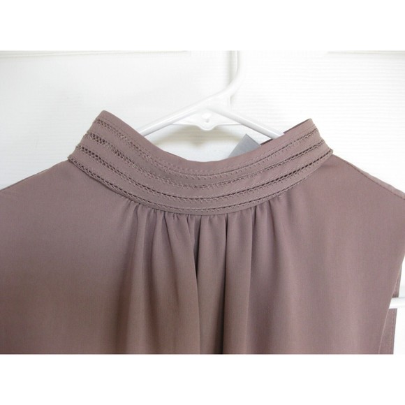 H&M Women's Dress Brown Size 4 Sleeveless Tie Waist Casual - Picture 3 of 16